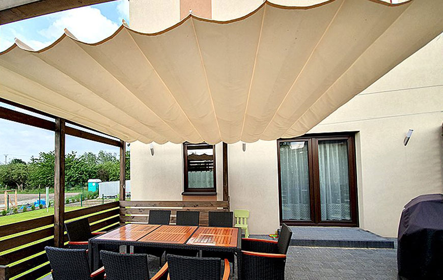 Rollo für den Garten
