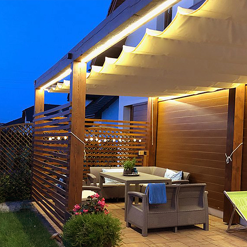 Rollo für den Garten